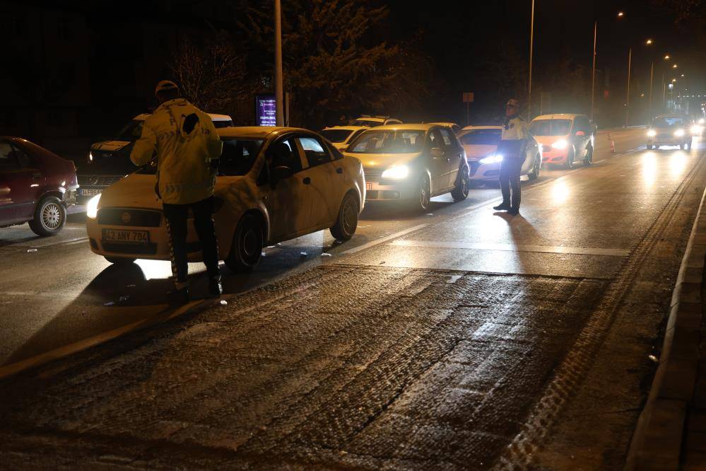 Konya’da alkollü sürücü ve arkadaşının polisle ilginç diyaloğu 2